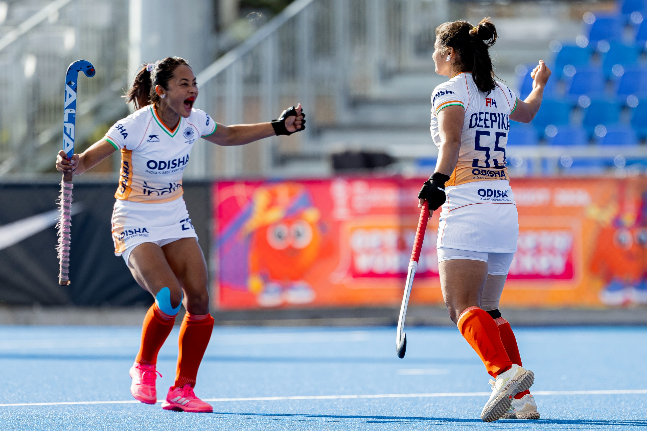 Deepika brace helps India beat US 3-2