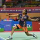 Indian shuttlers at Macau