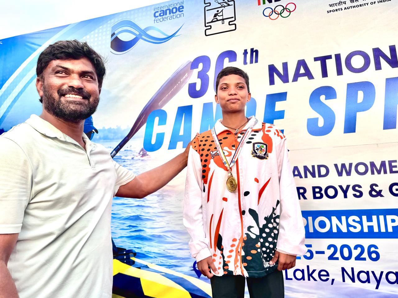 Jasvika won gold