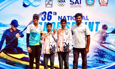 Jasvika won gold and Anusha silver