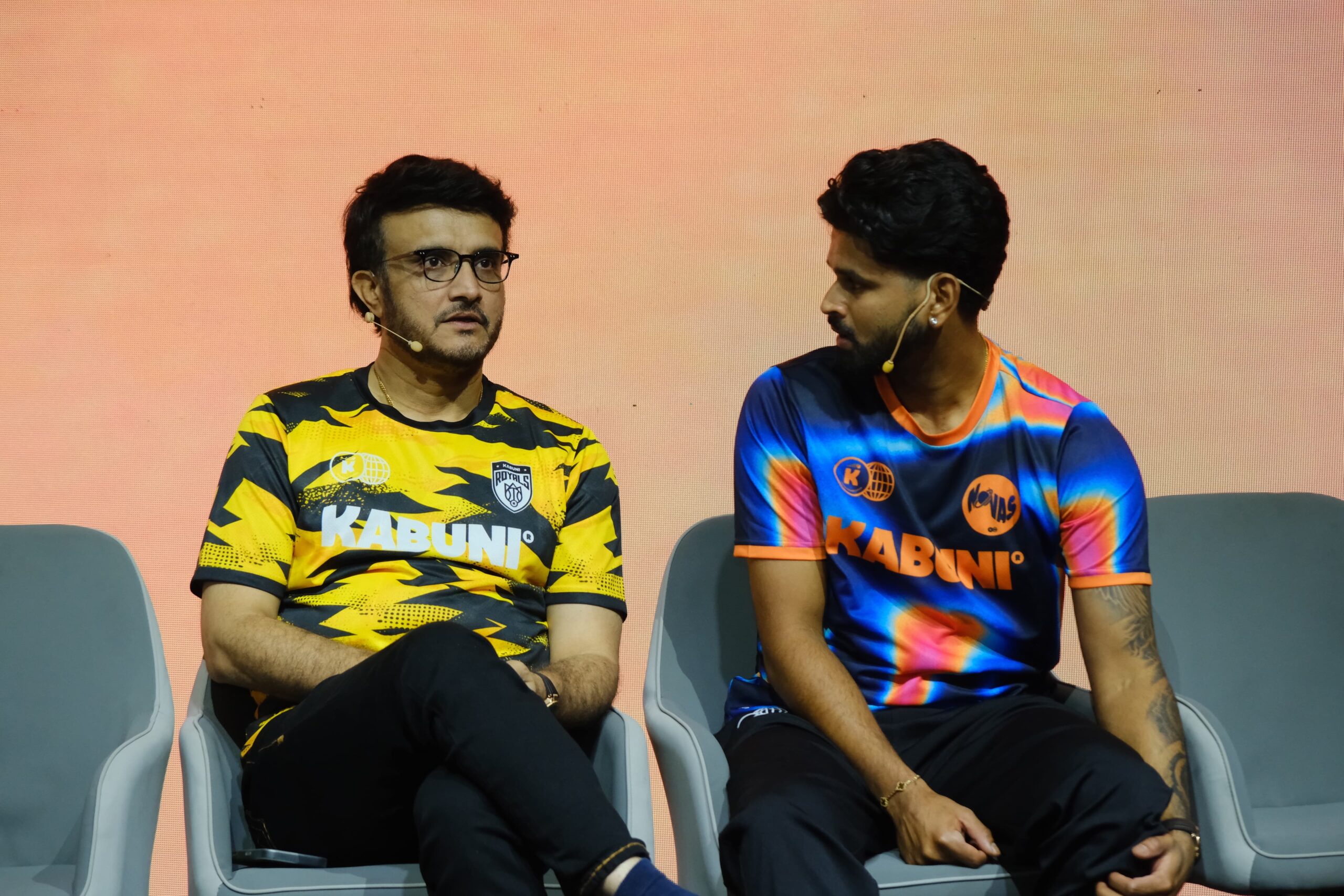 Sourav Ganguly and Shreyas Iyer