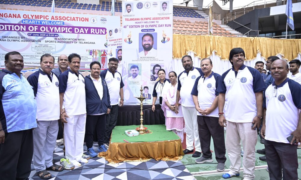 Olympic Day Run in Hyderabad