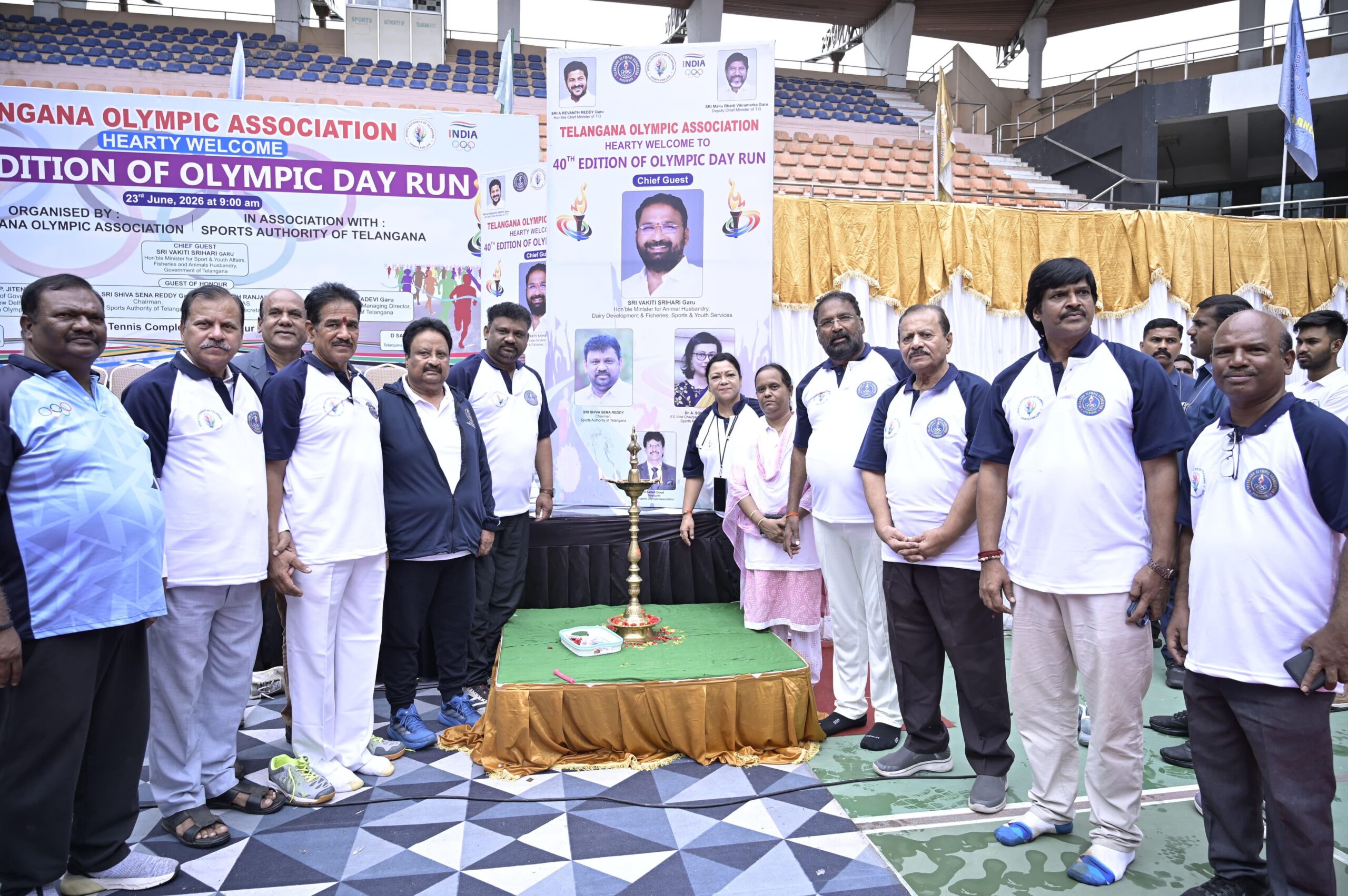 Olympic Day Run in Hyderabad