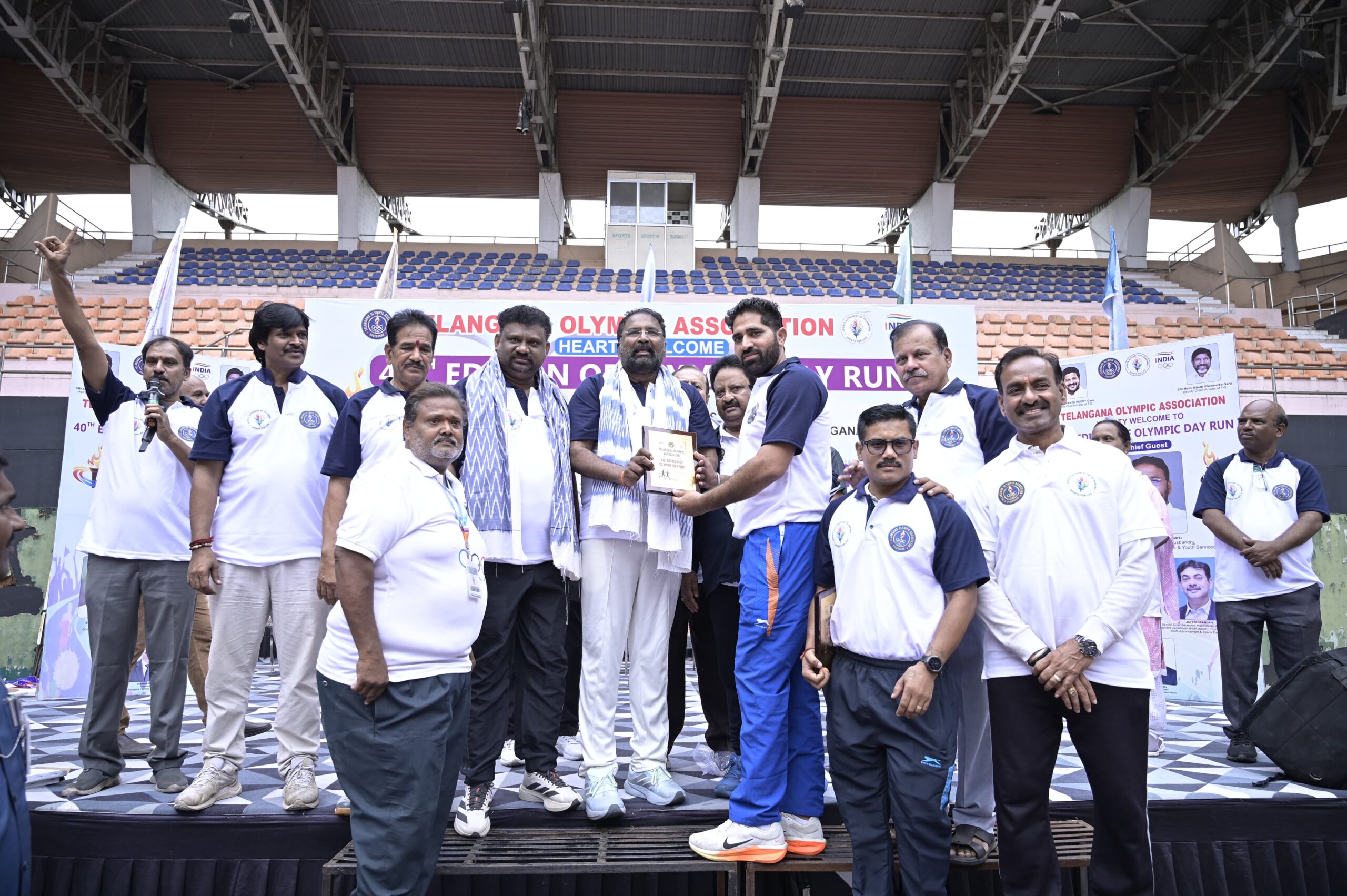 Olympic Day Run in Hyderabad