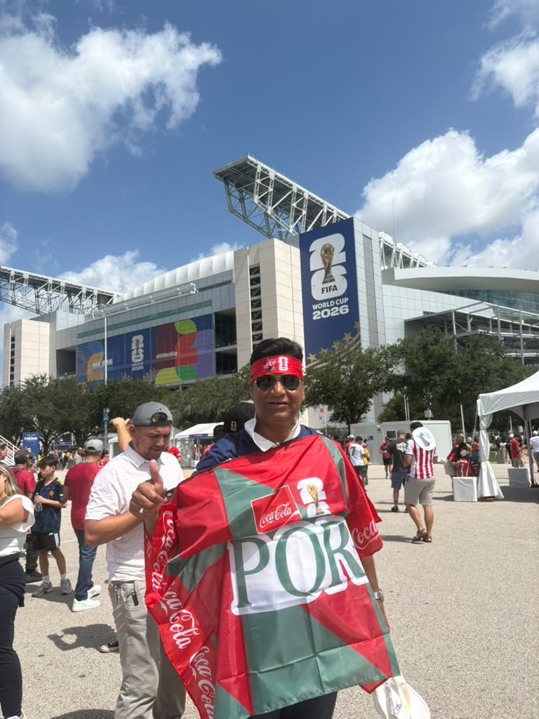 G Palguna at Houston Stadium