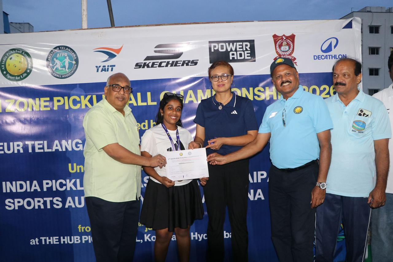 Telangana dominate 2nd South Zone Pickleball meet