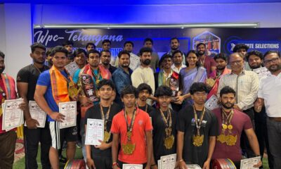 Sai Teja and Vanisha bag top honours in Telangana Powerlifting meet