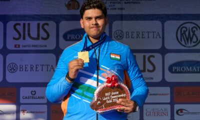 Sameer won gold at the ISSF Junior World Championship 2026