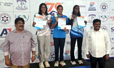 Vritti Agarwal won a silver in the 1500m freestyle event