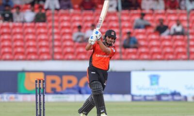 Harshit Choudhary scored an unbeaten century to power Warangal Warriors home