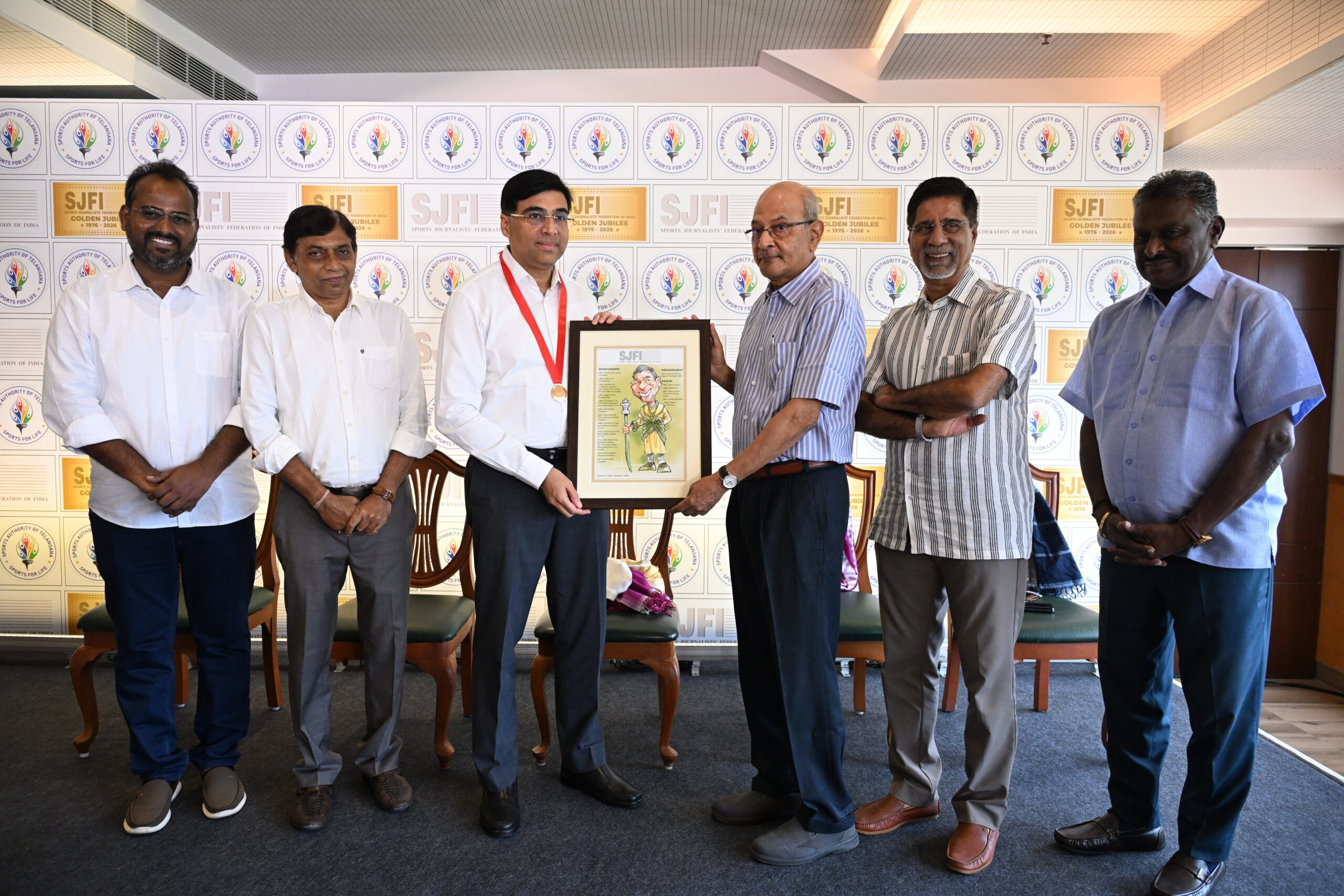 Viswanathan Anand and Krishnamachari Srikkanth