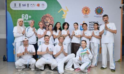 Athletes from Uzbekistan for World Yogasana championship