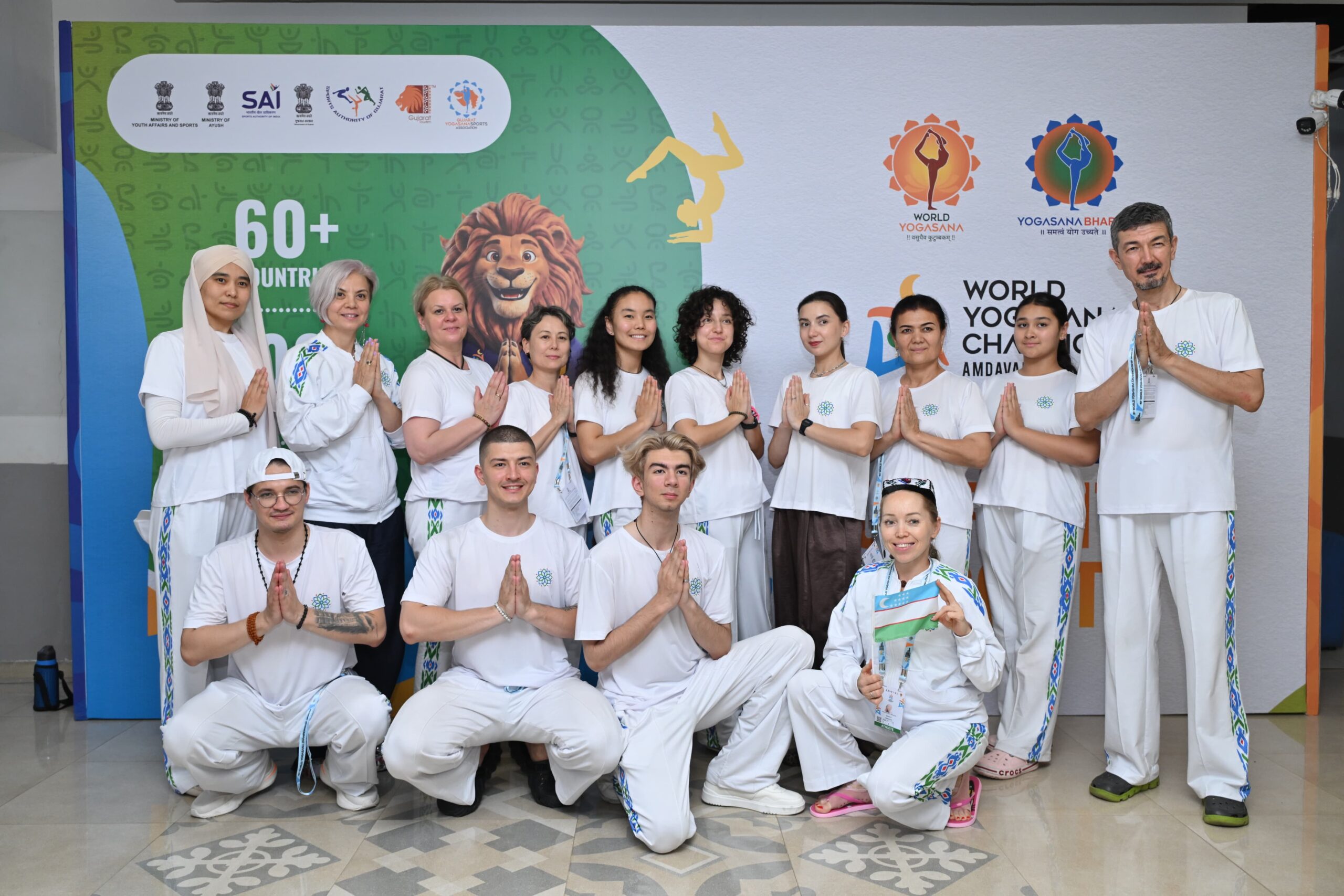 Athletes from Uzbekistan for World Yogasana championship