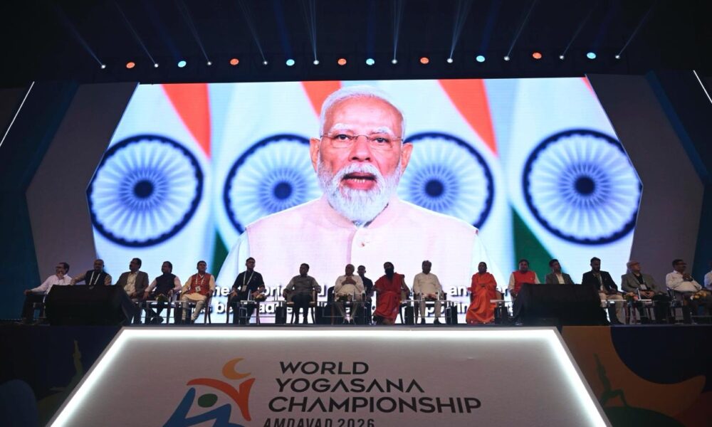PM Narendra Modi declares World Yogasana meet open