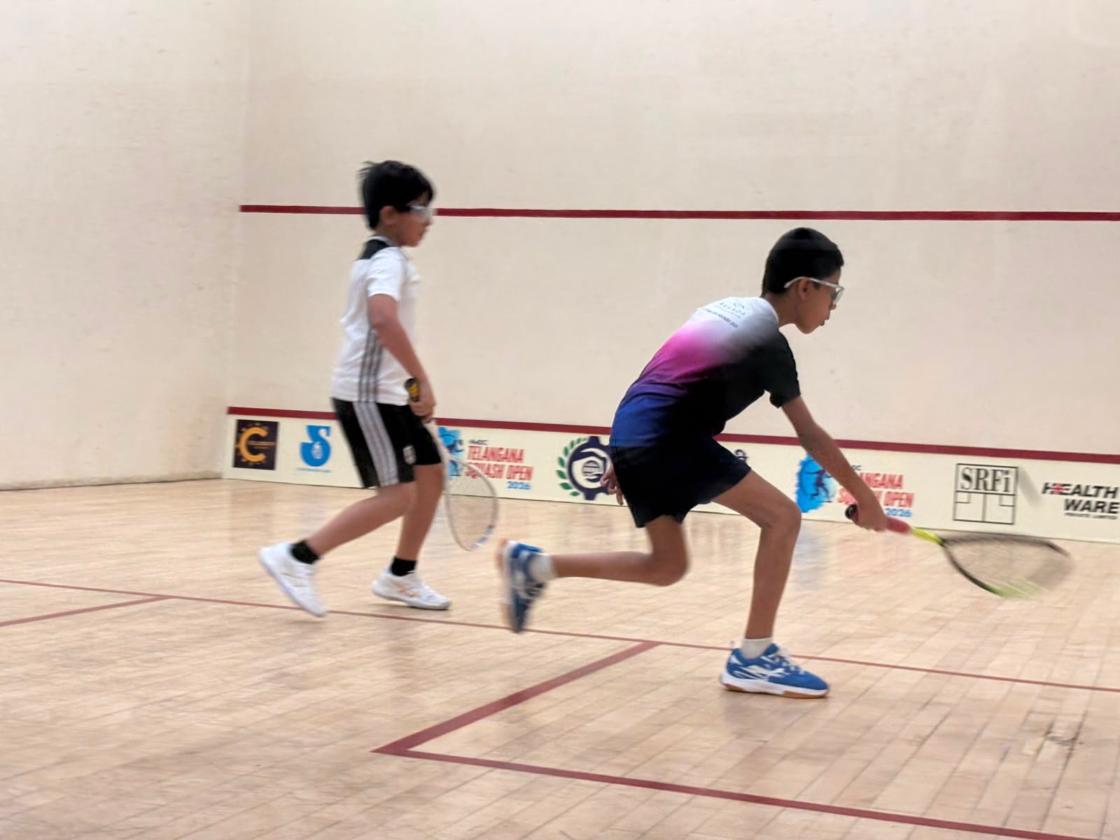 Arush Suklikar vs Advik Ajmani in the boys U-11 category