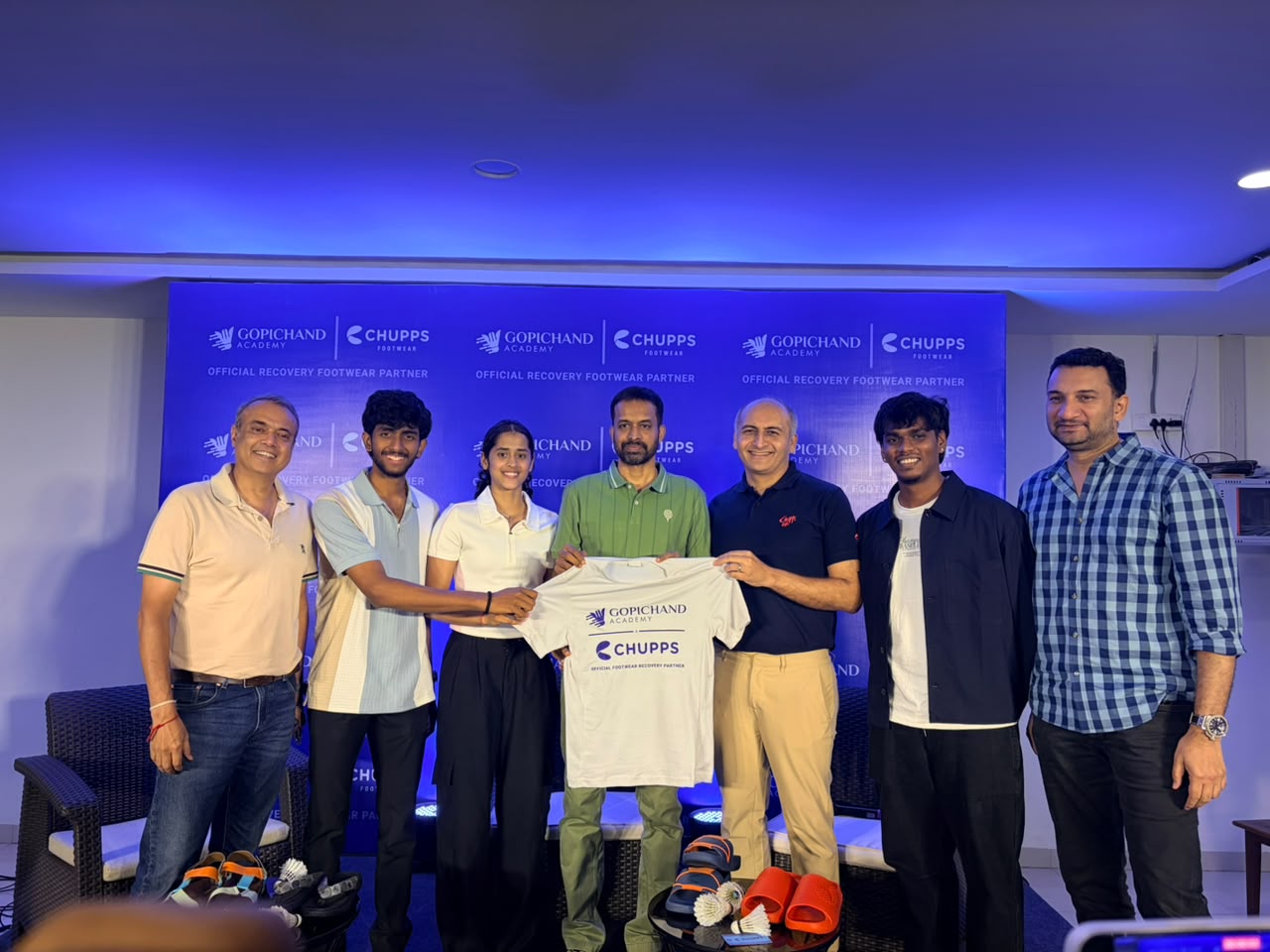 Gopichand Academy ties up with Chupps footwear