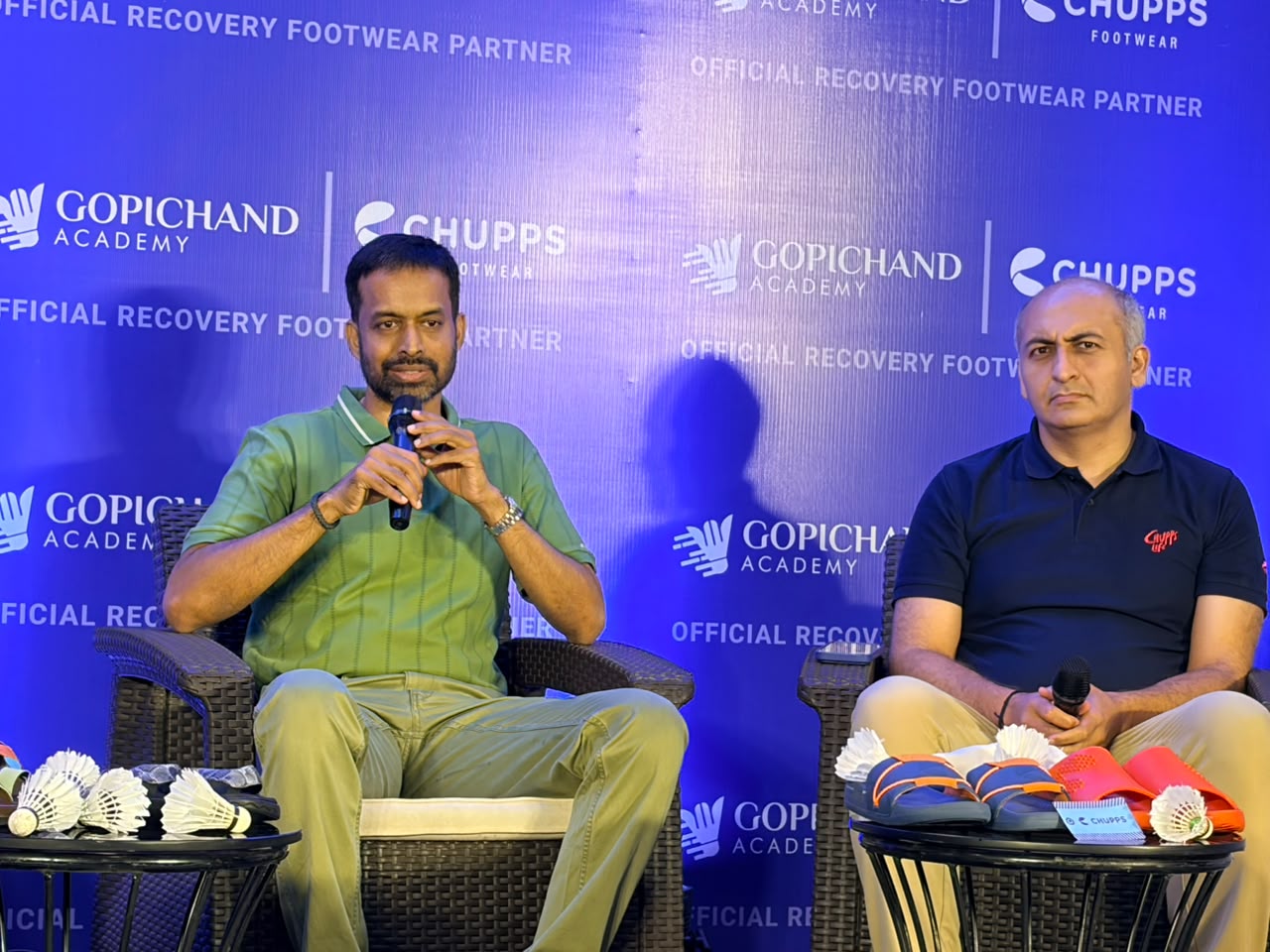 Gopichand Academy ties up with Chupps footwear as its official footwear recovery partner