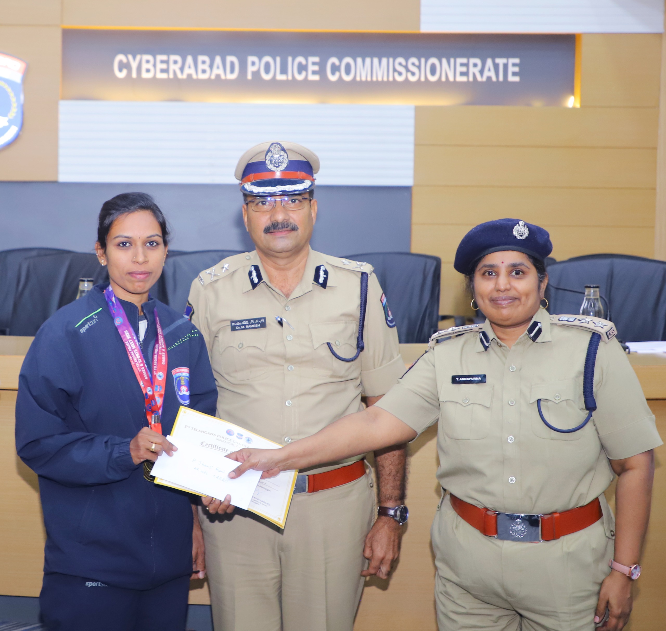 Cyberabad Police win 37 medals at 5th Telangana Police Games & Sports meet