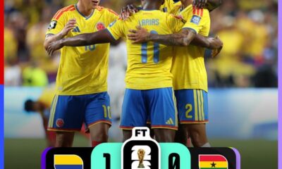 Colombia qualify for Round of 16