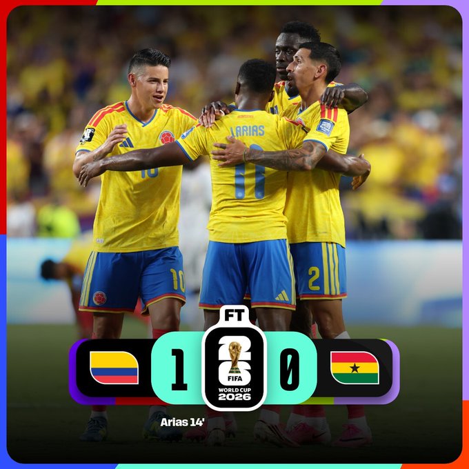 Colombia qualify for Round of 16