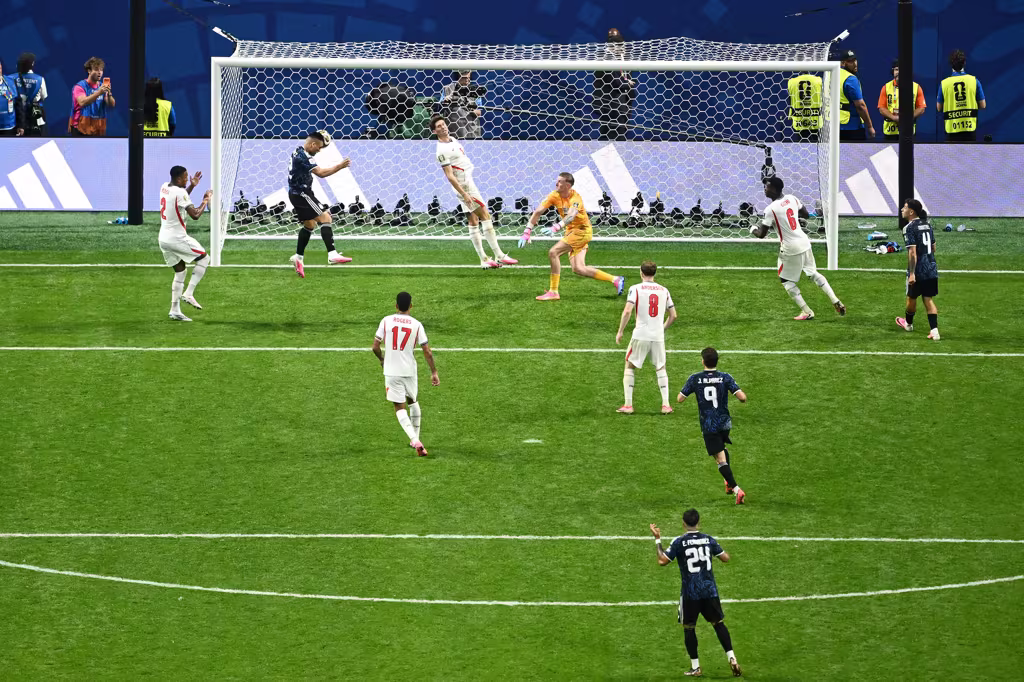 Lautaro Martinez scores the winner for Argentina against England