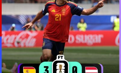 Spain through to round of 16 at Fifa World Cup