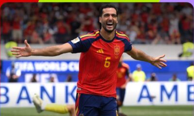 Mikel Merino fires Spain into the semifinals of the FIFA World Cup