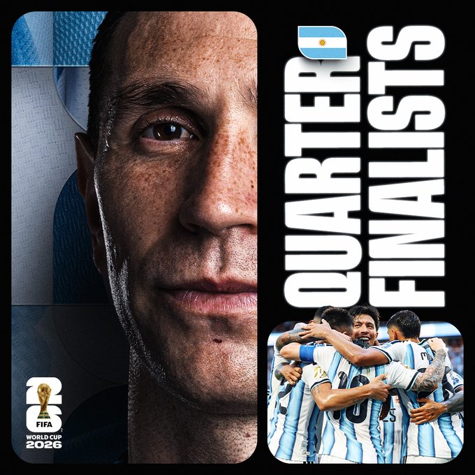 Argentina reach quarters
