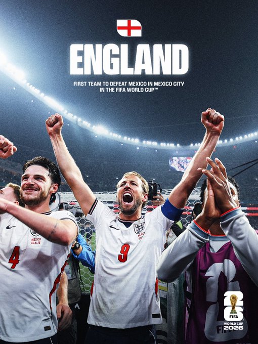 England down Mexico to reach quarterfinals