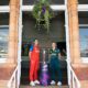 England skipper Nat Sciver-Brunt and Australian skipper Sophie Molineux with the ICC T20 Trophy