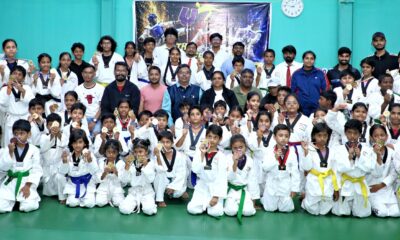 S Lakshmi Akshara won the title at the 9th Inter-school Taekwondo Championship 2026