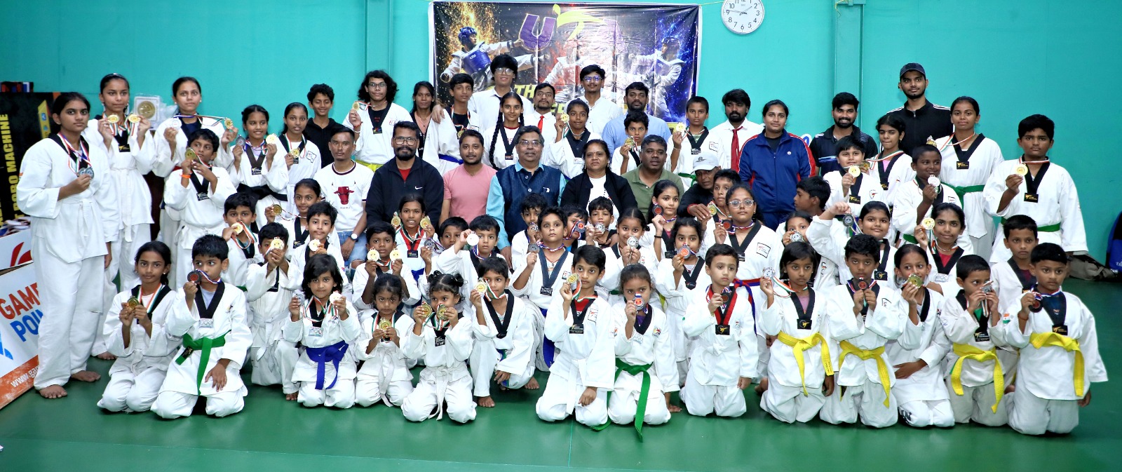 S Lakshmi Akshara won the title at the 9th Inter-school Taekwondo Championship 2026