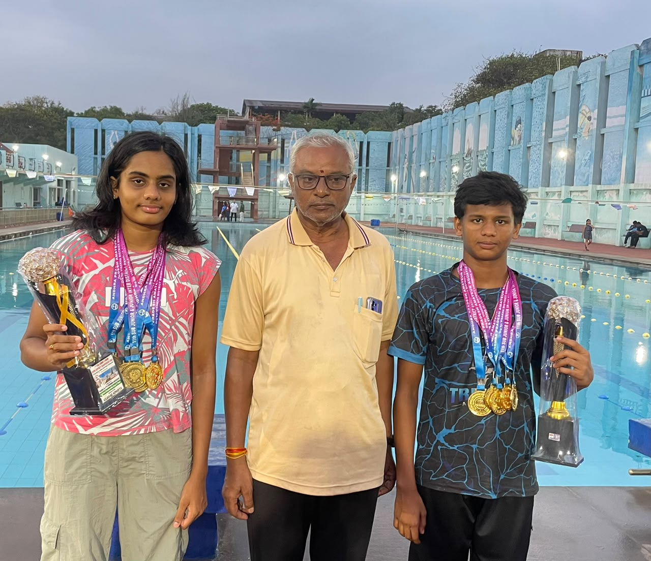 Lipi Vadlamudi and M Ram Manikanta of NTR district