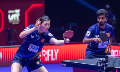Maria Xiao and Sathiyan Gnanasekaran of Dabang Delhi