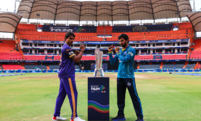 Khammam skipper CV Milind and Hyderabad captain Abhirath Reddy