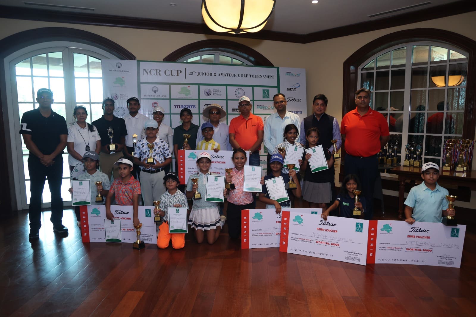 Junior winners at the 25th NCR Cup