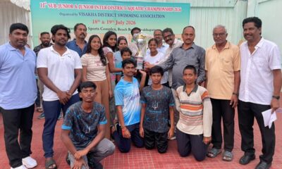 NTR district swimmers finished runners-up
