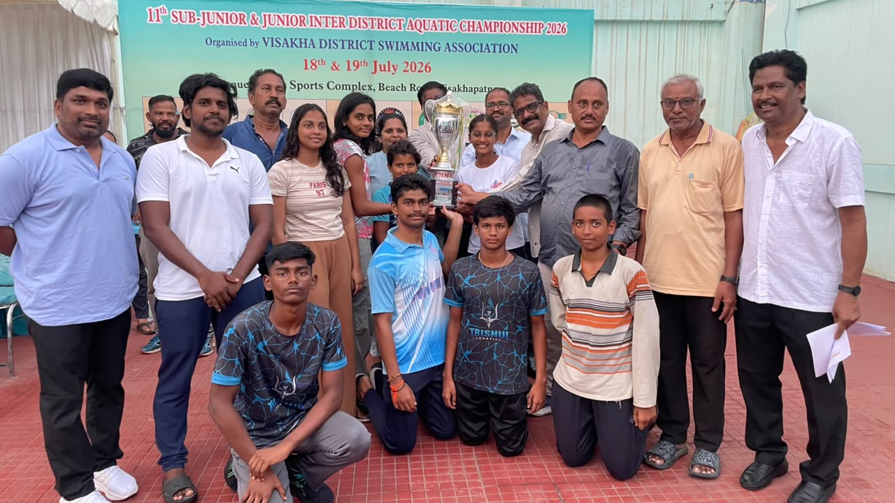 NTR district swimmers finished runners-up