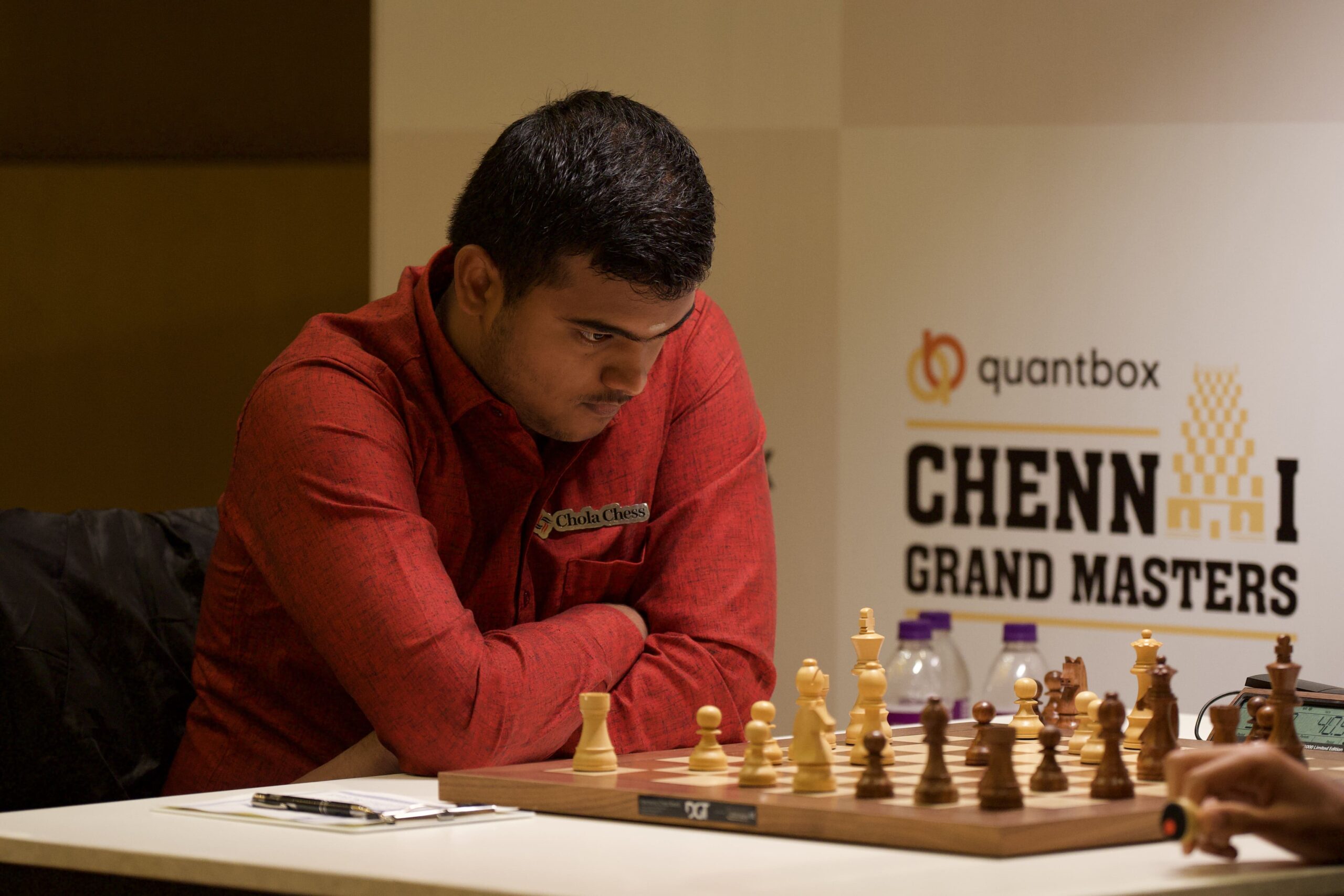 Pranesh M defeated Gukesh D