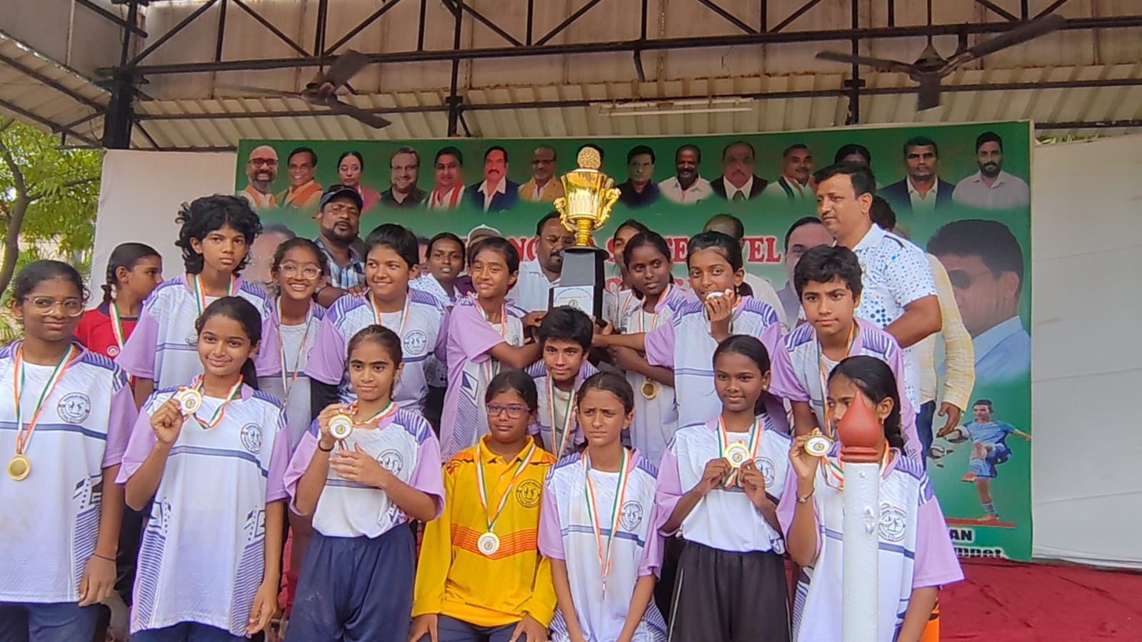 Dhruti powers Ranga Reddy girls to football title
