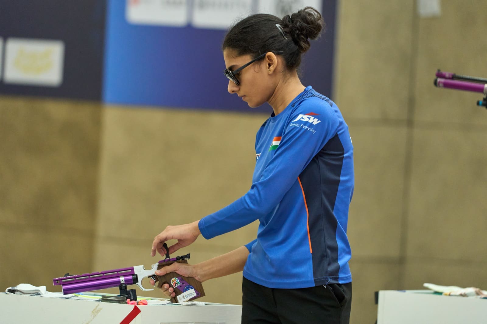 Sainyam shoots silver at ISSF World Cup