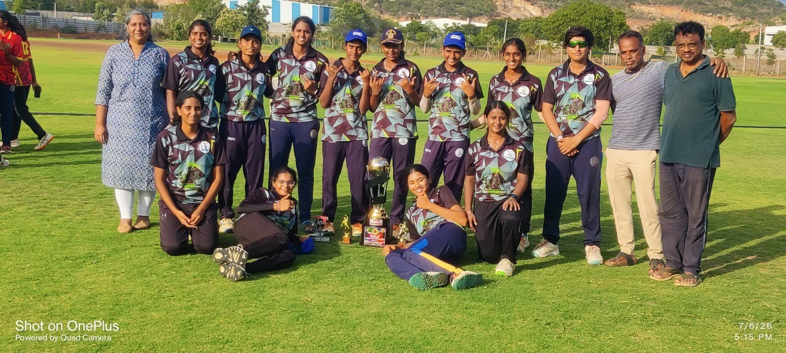 Savage Strikers girls won their fourth consecutive cricket title