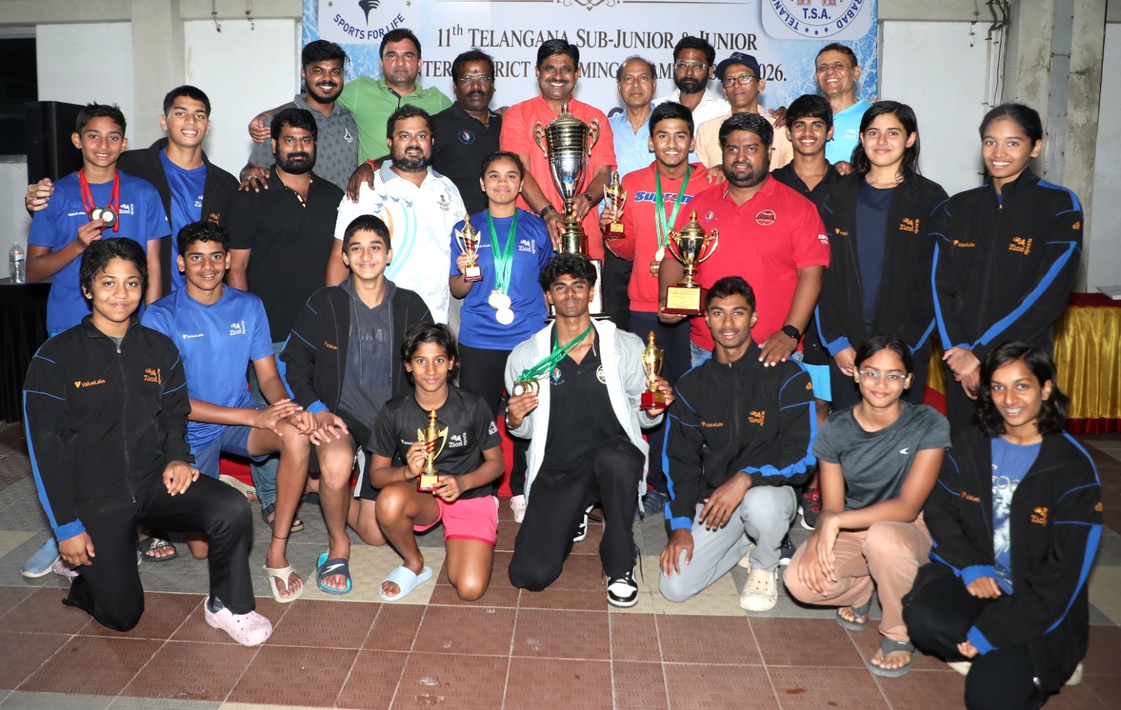 Medchal Malkajgiri swimmers emerged overall champions
