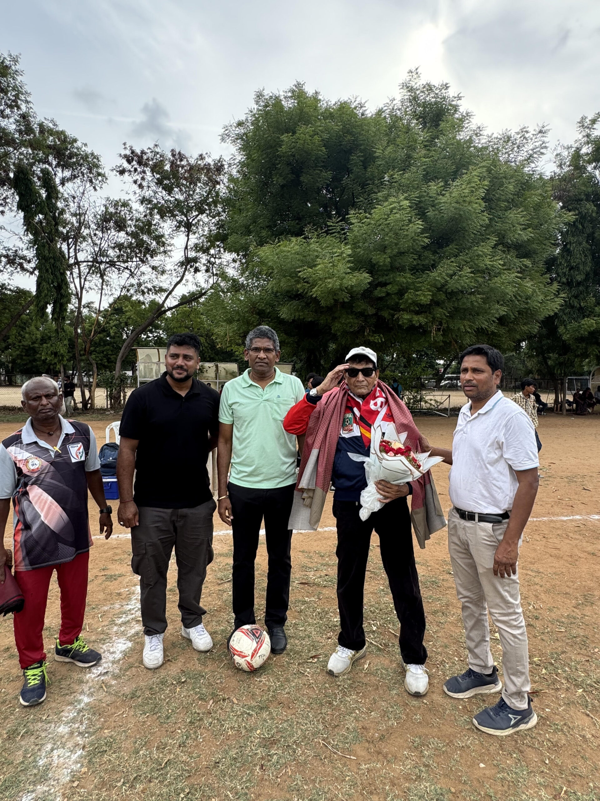 Syed Nayeem Uddin at the inauguration of the Telangana U-15 Youth League