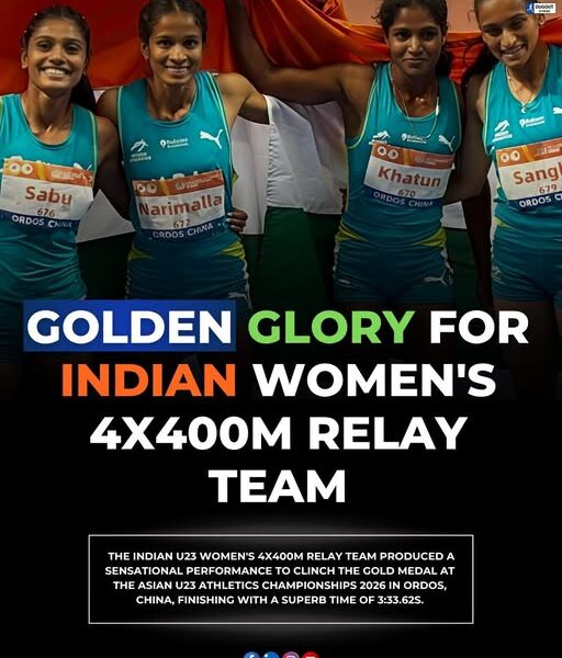 Pravallika and the Indian relay quartet