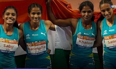 Pravallika and the Indian relay quartet