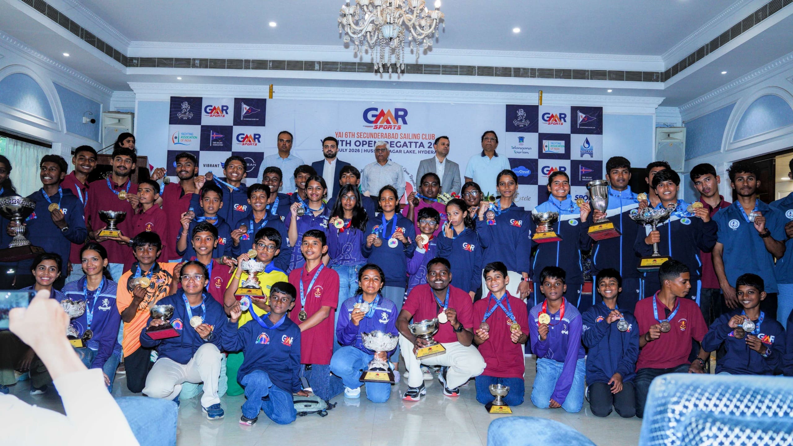 Tulsi Patle won a gold and silver at the 6th YAI Youth Open Regatta