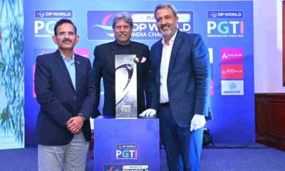 Kapil Dev at launch of Race to DP World India Championship