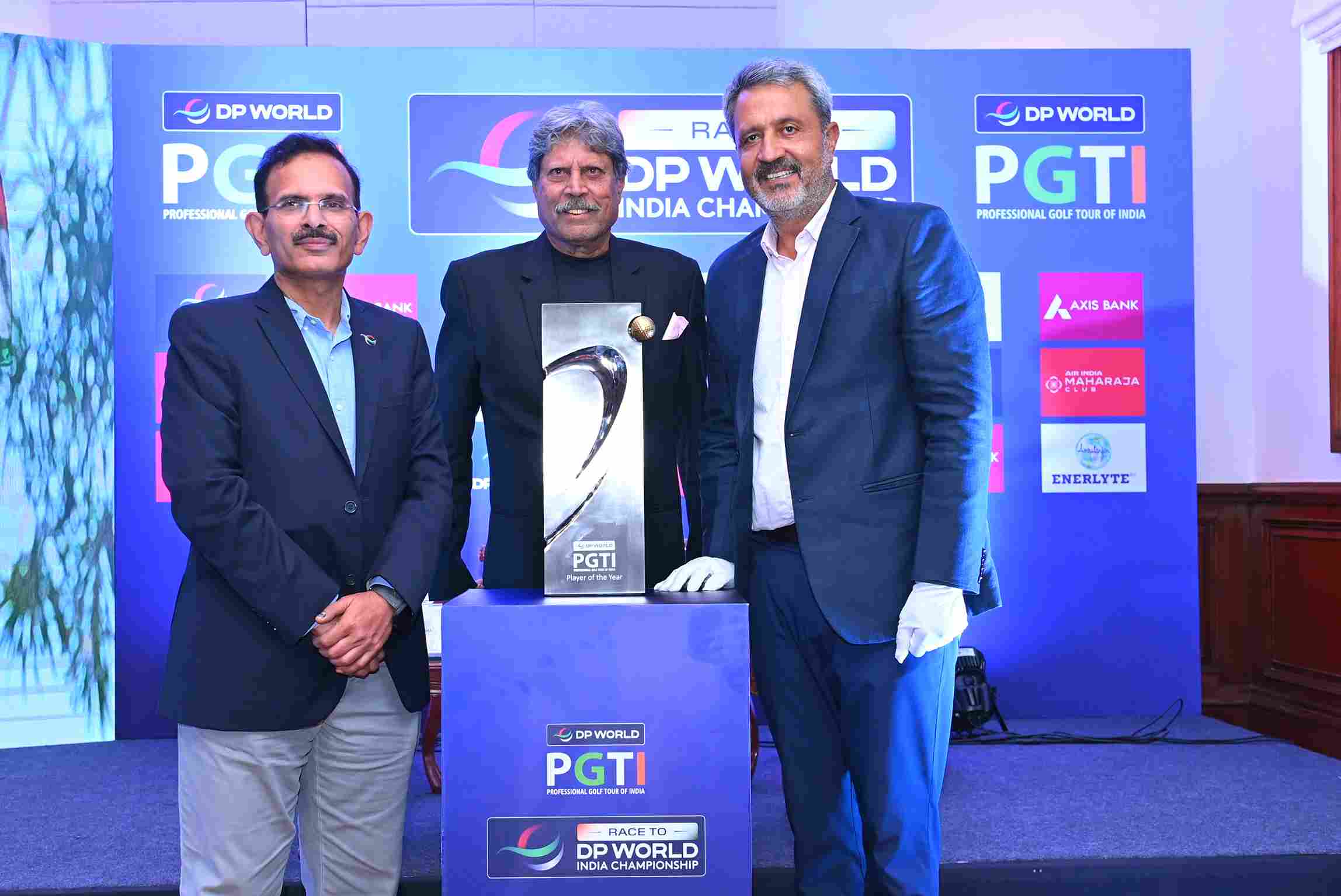 Kapil Dev at launch of Race to DP World India Championship