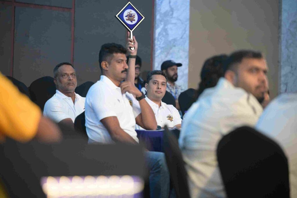 Delhi Toofans at the PVL auction